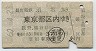 ながのERC地紋・長野電鉄★須坂→東京都区内(昭和60年)