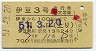 列車名印刷★伊豆3号・急行指定席券(伊豆熱川→・昭和51年)