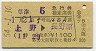 草津5号・急行指定席券(上野→長野原・昭和54年)