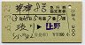 草津8号・急行指定席券(渋川→上野・昭和55年)