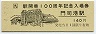 鹿児島本線・門司港駅(140円券・平成4年・駅開業100周年)0979