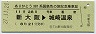 日本旅行★ありがとう381系・国鉄色の旅・記念乗車証(平成27年)