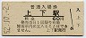 福塩線・上下駅(60円券・昭和52年)