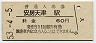 外房線・安房天津駅(60円券・昭和53年)0955