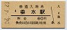 山陽本線・垂水駅(60円券・昭和52年)