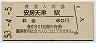 外房線・安房天津駅(60円券・昭和53年)