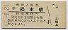 篠ノ井線・松本駅(30円券・昭和51年)