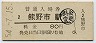 紀勢本線・熊野市駅(80円券・昭和54年)