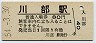 奥羽本線・川部駅(80円券・昭和54年)