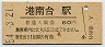根岸線・港南台駅(80円券・昭和54年)