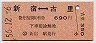 新宿⇔古里(昭和56年・690円)