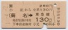 金額式★小机から菊名→130円(平成元年)
