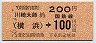 京急→国鉄★川崎大師から(横浜)→100円(昭和56年)