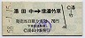 長野電鉄★湯田中→信濃竹原(昭和58年・70円)