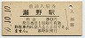 山陽本線・瀬野駅(30円券・昭和50年)