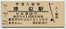 日高本線・様似駅(30円券・昭和51年)