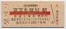赤線★京王帝都電鉄・京王多摩川駅(80円券・昭和58年)