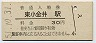 中央本線・東小金井駅(30円券・昭和51年)