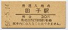 紀勢本線・田子駅(30円券・昭和50年)