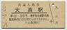 東海道本線・大高駅(30円券・昭和51年)
