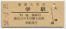 徳島本線・学駅(30円券・昭和50年)