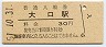 横浜線・大口駅(30円券・昭和51年)