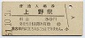 山手線・上野駅(30円券・昭和51年)