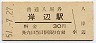 東海道本線・岸辺駅(30円券・昭和51年)