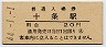 赤羽線・十条駅(20円券・昭和44年)