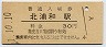 東北本線・北浦和駅(30円券・昭和51年)
