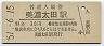 高山本線・美濃太田駅(30円券・昭和51年)