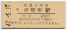 参宮線・伊勢市駅(20円券・昭和42年)