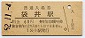 東海道本線・袋井駅(60円券・昭和52年)
