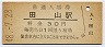 花輪線・田山駅(30円券・昭和48年)