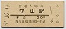 東海道本線・守山駅(30円券・昭和51年)