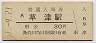 東海道本線・草津駅(30円券・昭和51年)