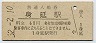 身延線・身延駅(60円券・昭和52年)