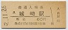 山陰本線・城崎駅(60円券・昭和52年)