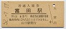 関西本線・富田駅(60円券・昭和52年)