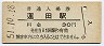 東北本線・蓮田駅(30円券・昭和51年)5366