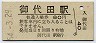 三セク化★信越本線・御代田駅(80円券・昭和54年)