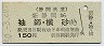 静岡鉄道★新静岡→袖師・横砂(昭和50年・150円)