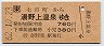 七日町→湯野上温泉(昭和62年・760円)