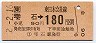 雫石→180円(平成2年)