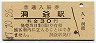 室蘭本線・洞爺駅(30円券・昭和47年)