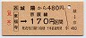 JR券[西]★城陽から[東福寺]→京阪線170円