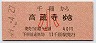 千種→高蔵寺(昭和49年・40円・小児)