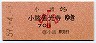 国鉄バス★小諸→小諸善光寺(昭和59年・70円)
