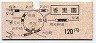 京阪電気鉄道・地図式★香里園→120円(昭和46年)