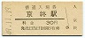 桜井線・京終駅(30円券・昭和49年)